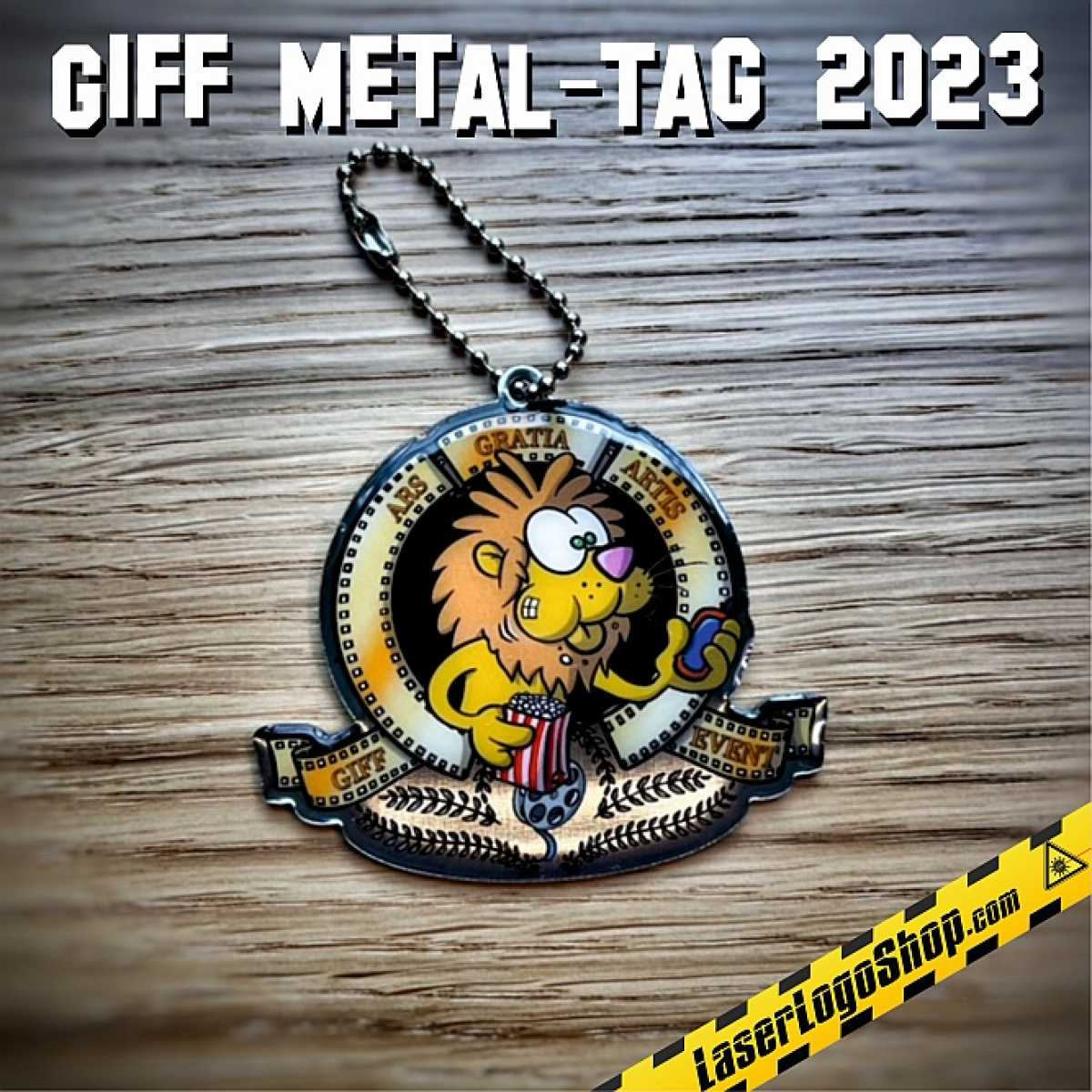 "GIFF 2023 Metal Tags" individuelles Veranstalterpaket ab 10 Stück